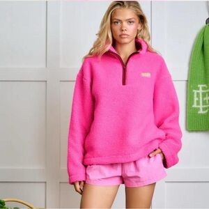 Cozy Pink Fleece Pullover